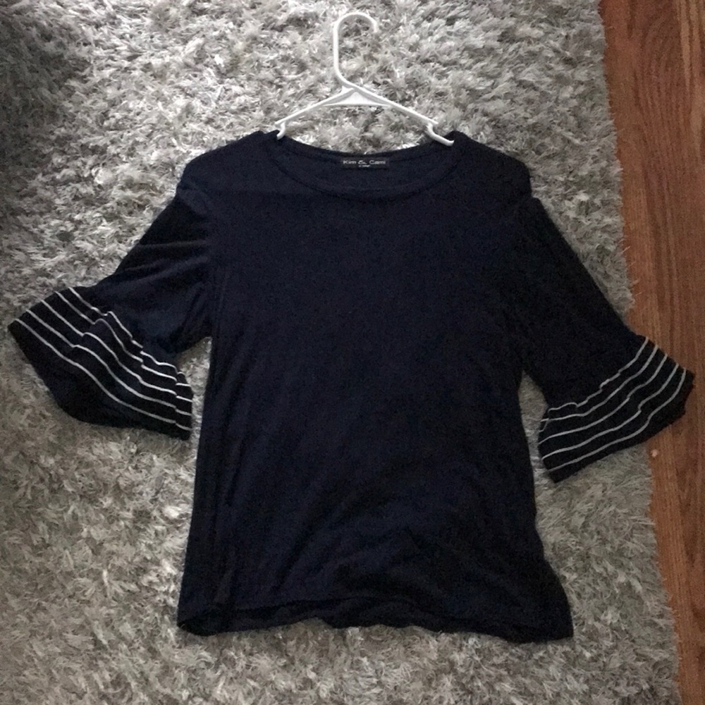 Navy long sleeve shirt